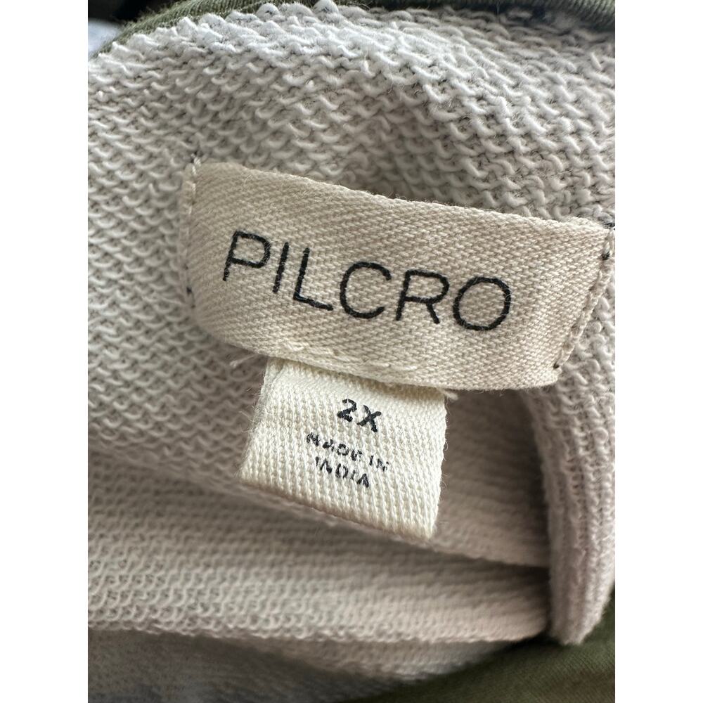 Anthropologie Pilcro Floral Hoodie Sweater Women's Size 2X - Picture 5 of 5